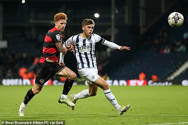 West Brom try to keep hold of promising young striker Tom Fellows (right)