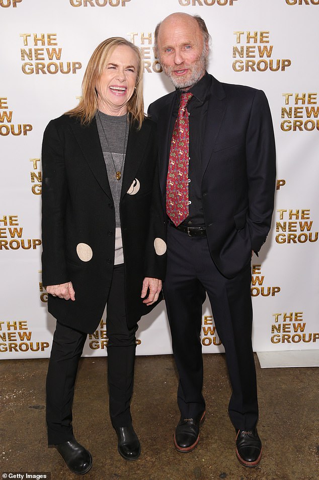 Celebratory milestone: Ed Harris and his wife Amy Madigan, who married in 1983, celebrated 40 years of marriage on November 21;  in the photo in 2016