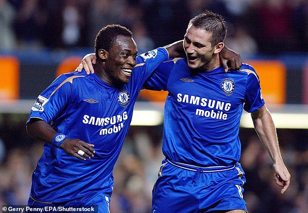 Frank Lampard (right) and Michael Essien played key roles in Chelsea's rise as a Premier League powerhouse in the mid-2000s