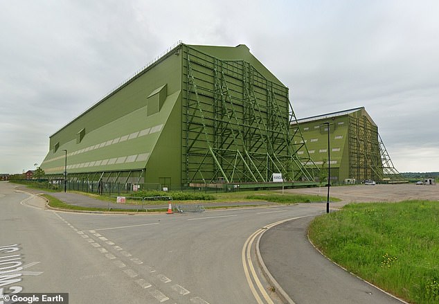 Close to home: Although the original is set in South Korea, part of the spin-off show was filmed at Cardington Studios in Bedford (pictured)