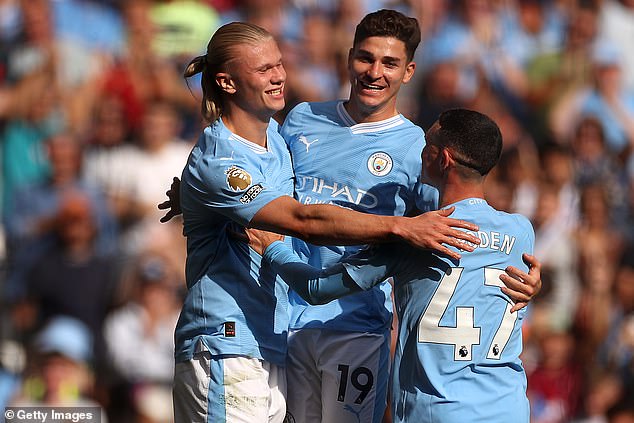 Man City's Haaland, Alvarez and Foden form the best attacking frontline in the Premier League