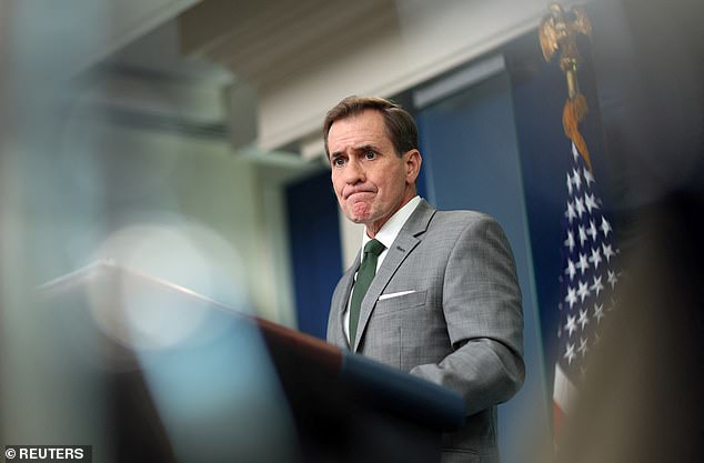 White House security spokesman John Kirby said he would not engage in 