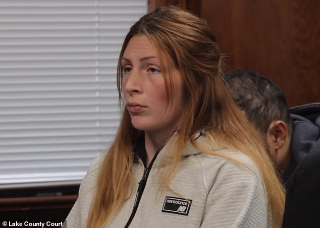 Sunny White, 28, is accused of striking and killing a Native woman along a Montana highway while her two young children, 4-year-old Aryan and 2-year-old Nation, were in the car