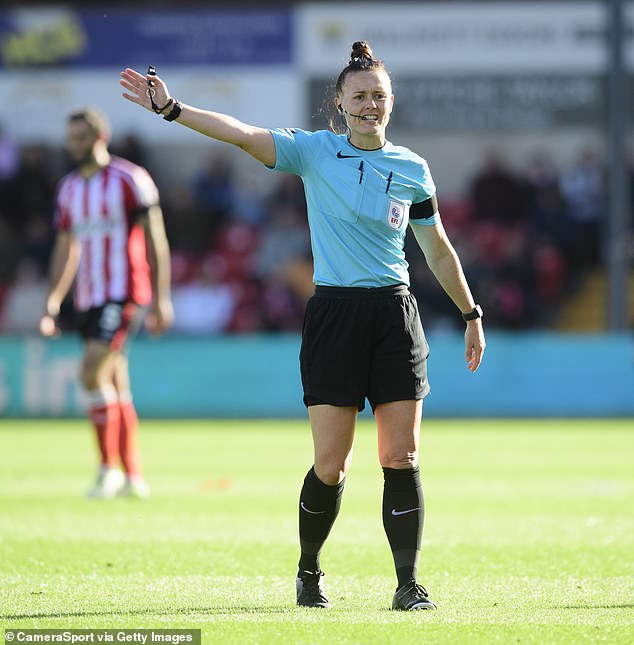 Rebecca Welch becomes the first ever female referee to officiate in a Premier League match