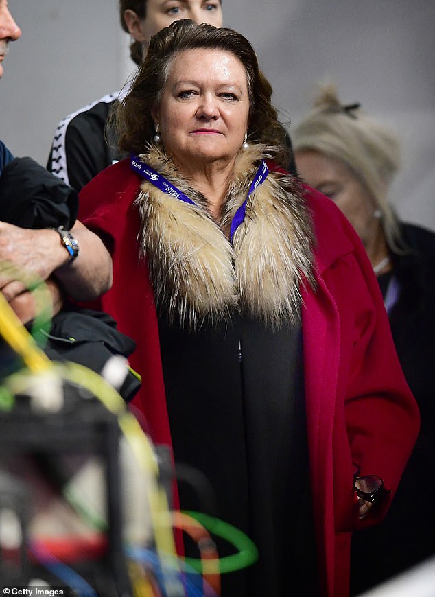 Mining magnate Gina Rinehart (pictured) bought 175 Eagle Street in Brisbane's CBD from Charter Hall, a property fund specializing in 'A-grade' office buildings