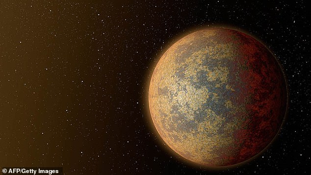 Will they come safely?  Professor Jane Greaves of Cardiff University has identified two possible exoplanets where alien life may have begun on Earth five billion years ago.  Pictured is HD 219134b, the closest rocky exoplanet outside our solar system