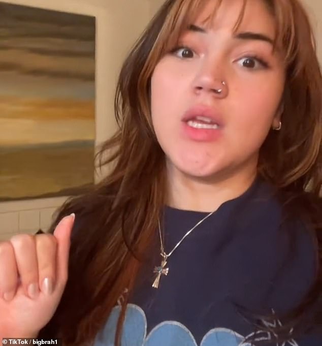 The US-based content creator, who goes by the name @bigbrah1 on TikTok, has been urged to call the police after discovering a hidden room in her home