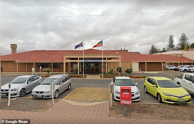 A woman's body 'turned to liquid' after being left to decompose in a mortuary fridge at Port Pirie Hospital for more than two months (pictured)