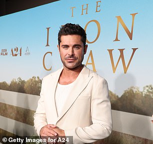 Sacrificing for your art: Efron talked about his experience wearing only a Speedo during a press conference after the film's premiere