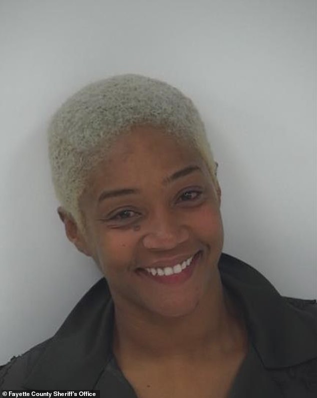Haddish was seen smiling in her mugshot following her DUI arrest in January 2022