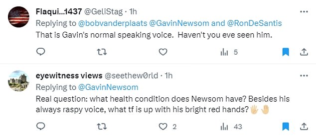 1701406877 61 WHAT is up with Gavin Newsoms voice Governors croaky delivery