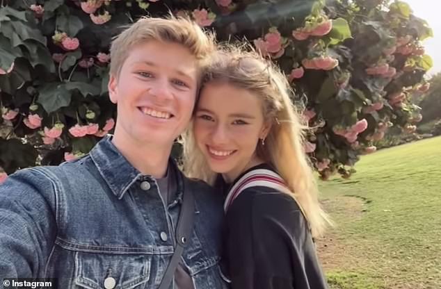 Rorie also shared a sweet photo of the couple and expressed her love for Robert.  'Happy 20th birthday to my partner in crime and best friend.  I love you,” she added