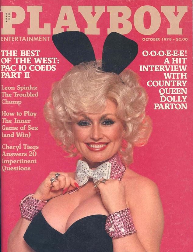 On the cover of the issue, Parton wore a black and pink sequined suit initially designed by the late Zelda Wynn Valdes, the first black designer ever to have a store on New York's Broadway Street.