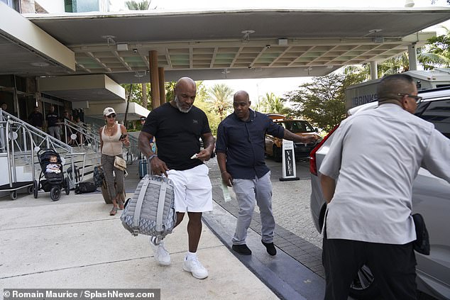 The week of the altercation, Tyson was seen leaving the Eden Rock Hotel, where he was led into a waiting car.  He was scheduled to attend the Benzinga Cannabis Conference in South Florida