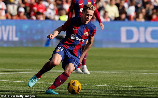 As talks with Barcelona over a new contract continue, Frenkie de Jong could be targeted by old suitors Man City and Paris Saint-Germain