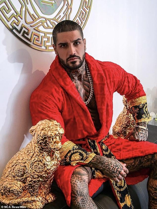 Hossein 'Yakiboy' Balapour often shows off his lavish lifestyle to his 361,000 Instagram followers.  Image: Instagram