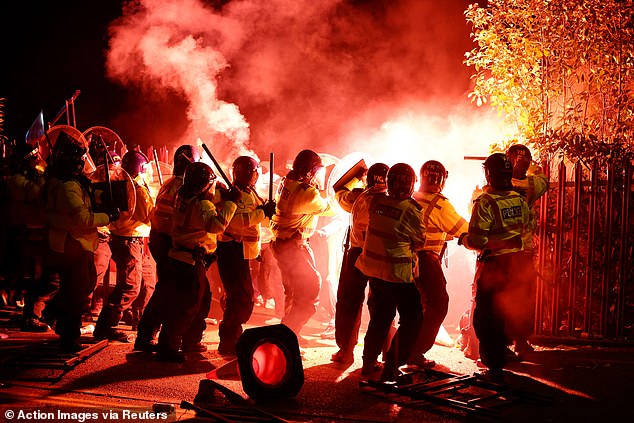 All Polish fans were refused entry to the stadium after the shameful scenes