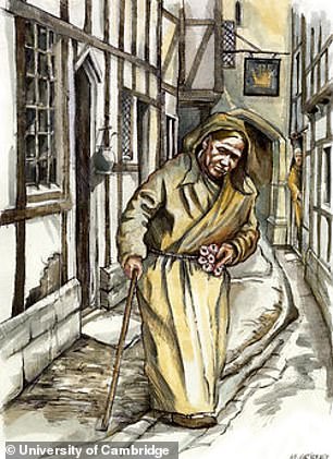 Anne lived a life of frequent injuries, which left her disabled with a short right leg (artist's impression).