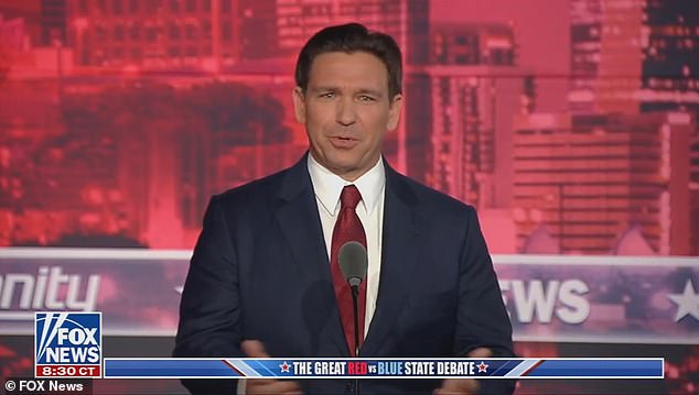 Florida Governor Ron DeSantis said during his debate with California Governor Gavin Newsom that President Joe Biden was 