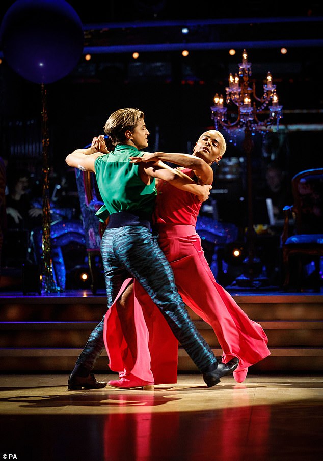 West End star Layton Williams (right) and Nikita Kuzmin have 7/1 odds to leave the show