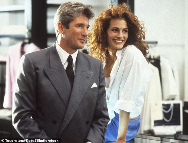 Julia starred in Pretty Woman alongside Richard Gere, who played Edward Lewis