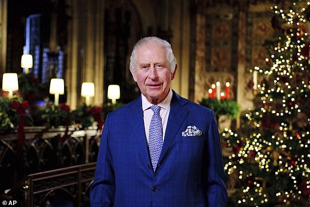 King Charles delivers his 2022 Christmas message, months after his mother the Queen died