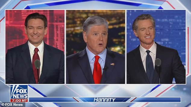 Sean Hannity hosted the Fox debate