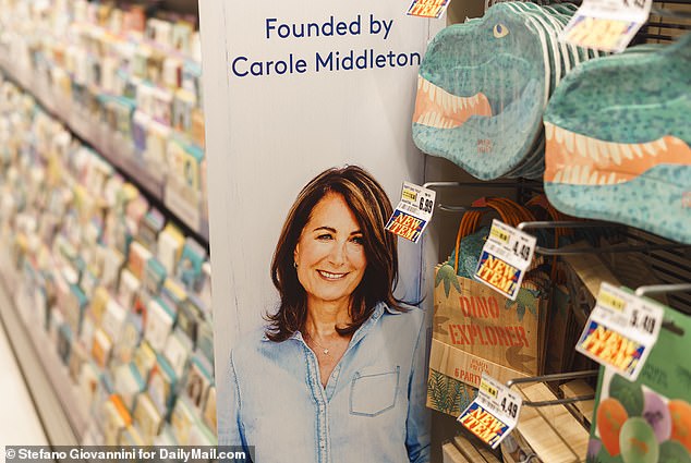 At first Carole was just making party bags for the parents of her daughters' school friends, but over time the business grew strong enough for Michael Middleton to leave his job at the airline and join his wife .