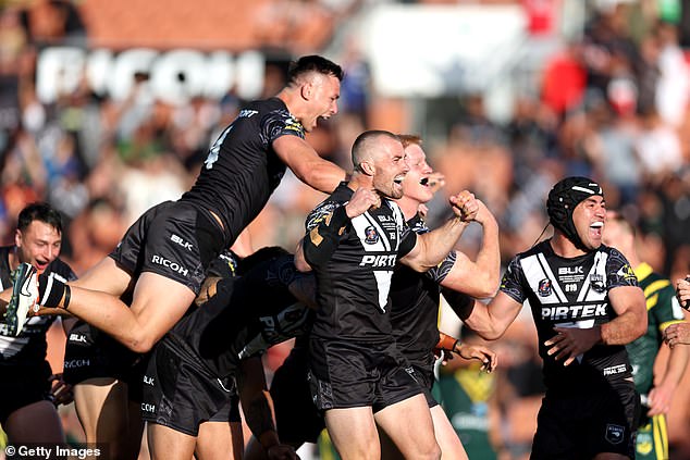 Foran, centre, had just won the Pacific Championship final with New Zealand when he received the tragic news