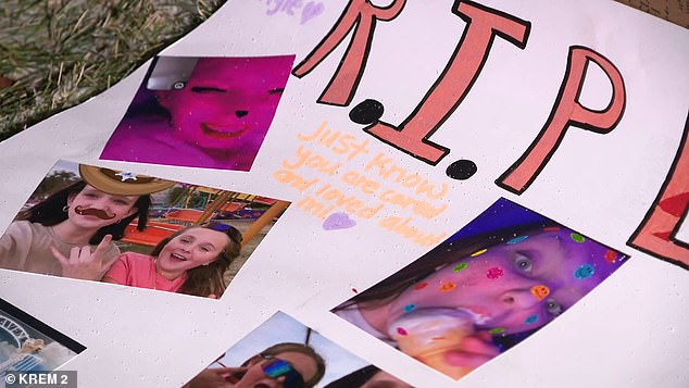 At a vigil for Lilly held Thursday, Lilly's mother urged attendees to 