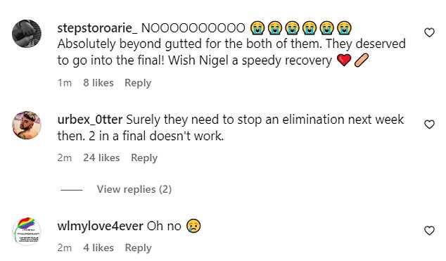 After the BBC announced the news on social media, fans quickly took to the comments section to share their dismay over the popular star's departure