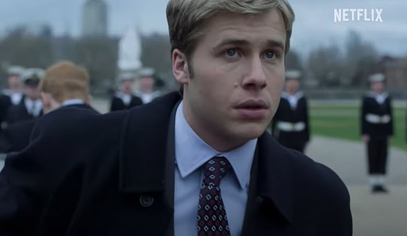 The drama depicts the moment Prince William (Ed Mcvey) arrives at Kensington Palace to greet mourners following the death of his mother in 1997.