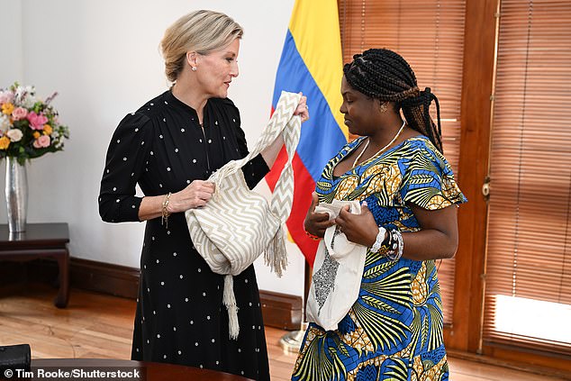 Soft power: Sophie meets Colombian Vice President Francia Marquez on Tuesday