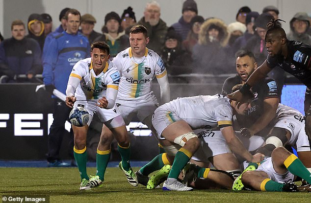 Scrum-half Alex Mitchell had a try and Saints' release play worked well