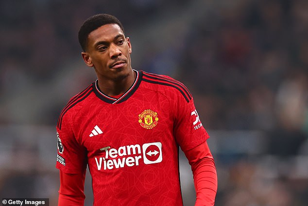 Anthony Martial's performance was also criticized in charge of United at Newcastle