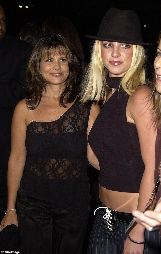 Britney recently had an argument with her mother over claims that her mother threw away her childhood dolls and diaries from her former family home, seen in 2002