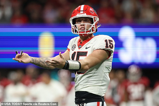 Bulldogs QB Carson Beck had led Georgia to twelve straight wins in another impressive season