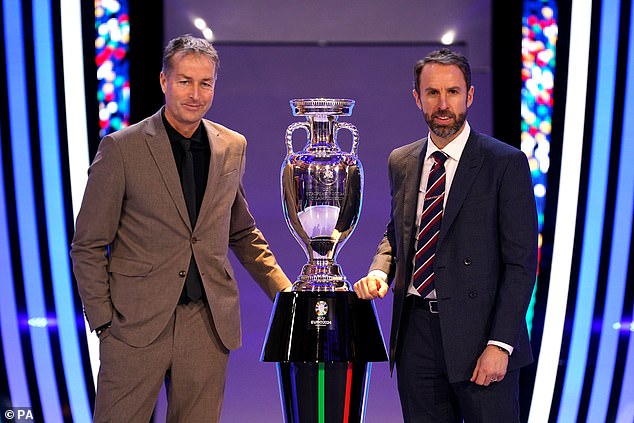 During the ceremony in Hamburg, the Three Lions were drawn against Serbia, Slovenia and Denmark