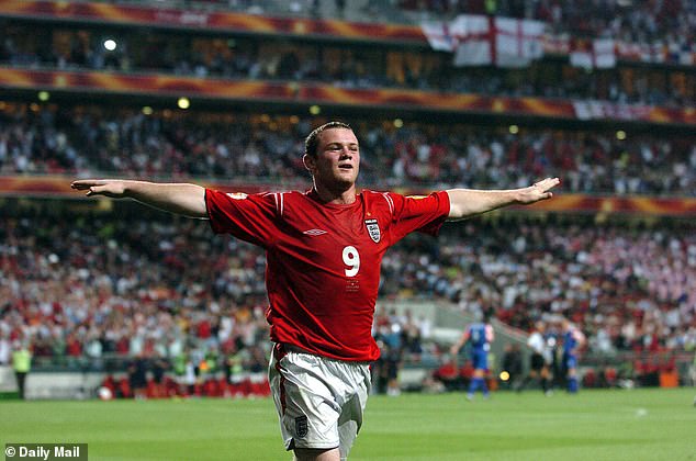 During Euro 2004 in Portugal, Wayne Rooney announced his arrival on the international stage