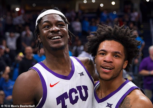 Miller (L) scored 29 points with five rebounds and two assists for TCU in Saturday's game