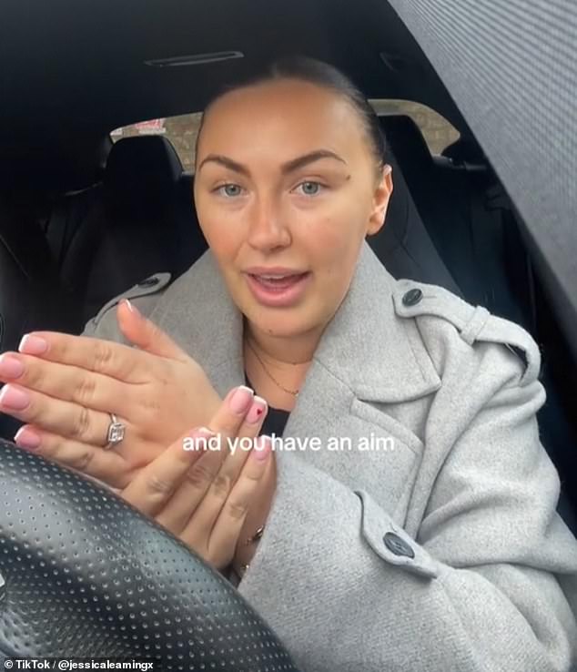 Jessica Leaming, who goes by @jessicaleamingx on TikTok, shared a video with the caption 