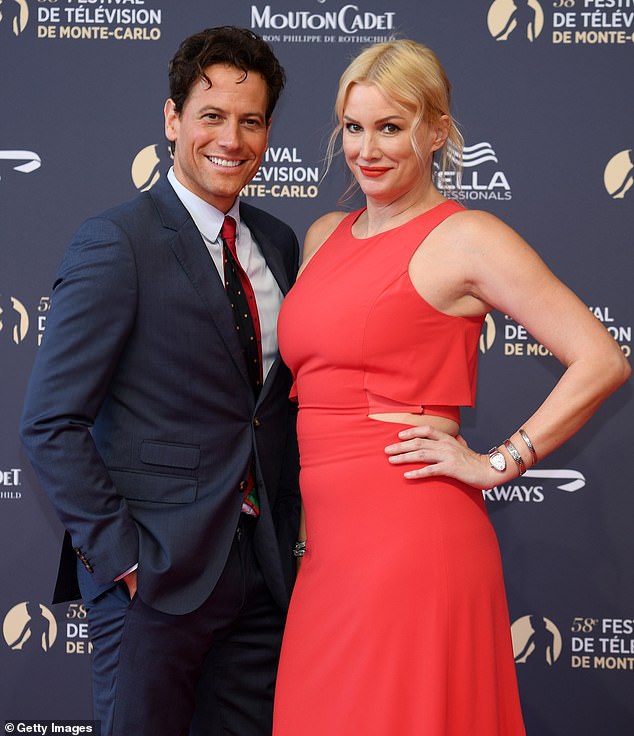 Titanic actor Ioan, 50, is in the throes of a marathon divorce battle from wife Alice Evans (pictured together in 2018)