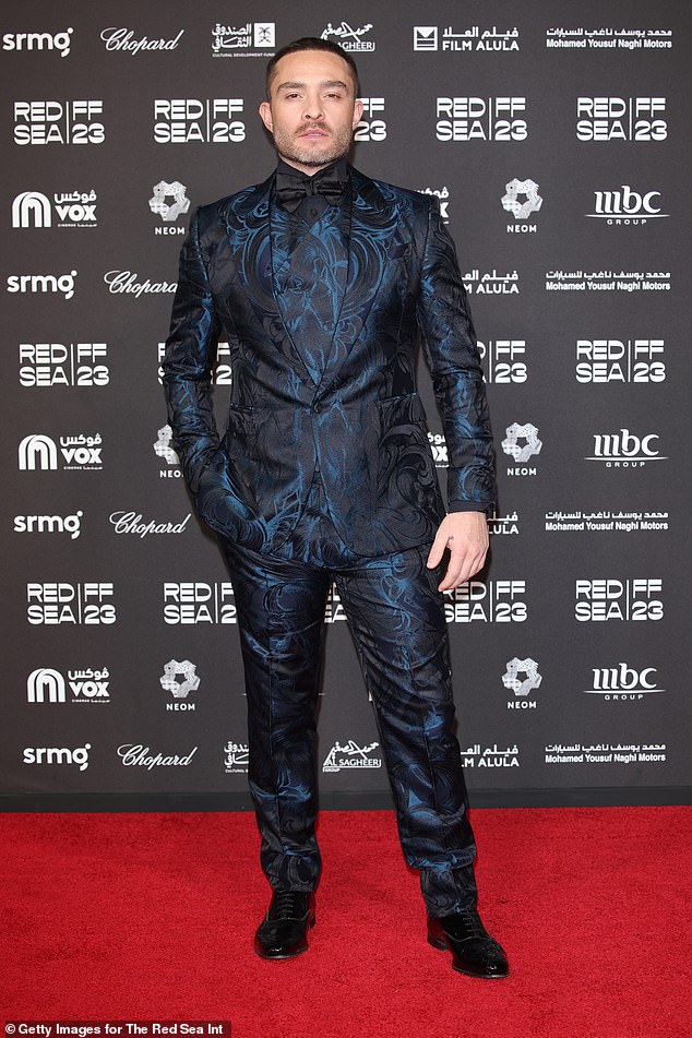 Suit: Gossip Girl Actor Ed Westwick Attended the Opening Night of 'HWJN' at the Red Sea International Film Festival