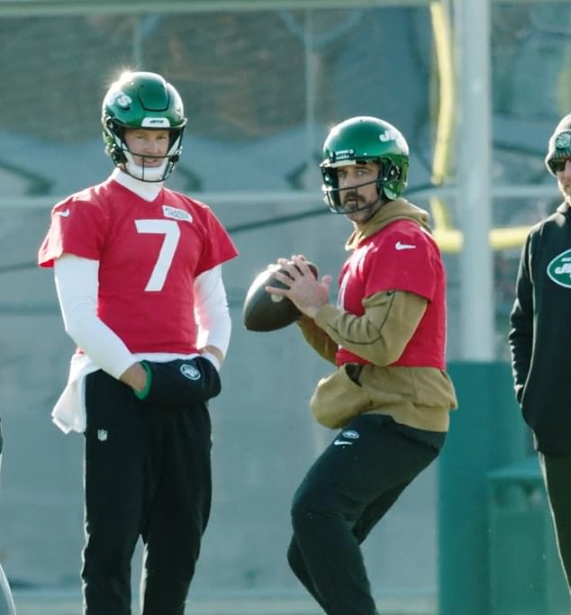 Earlier this week, Rodgers saw replays at Jets practice for the first time in months