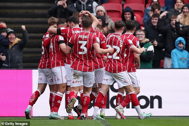 Jason Knight opened the scoring for Bristol City before George Tanner scored an own goal