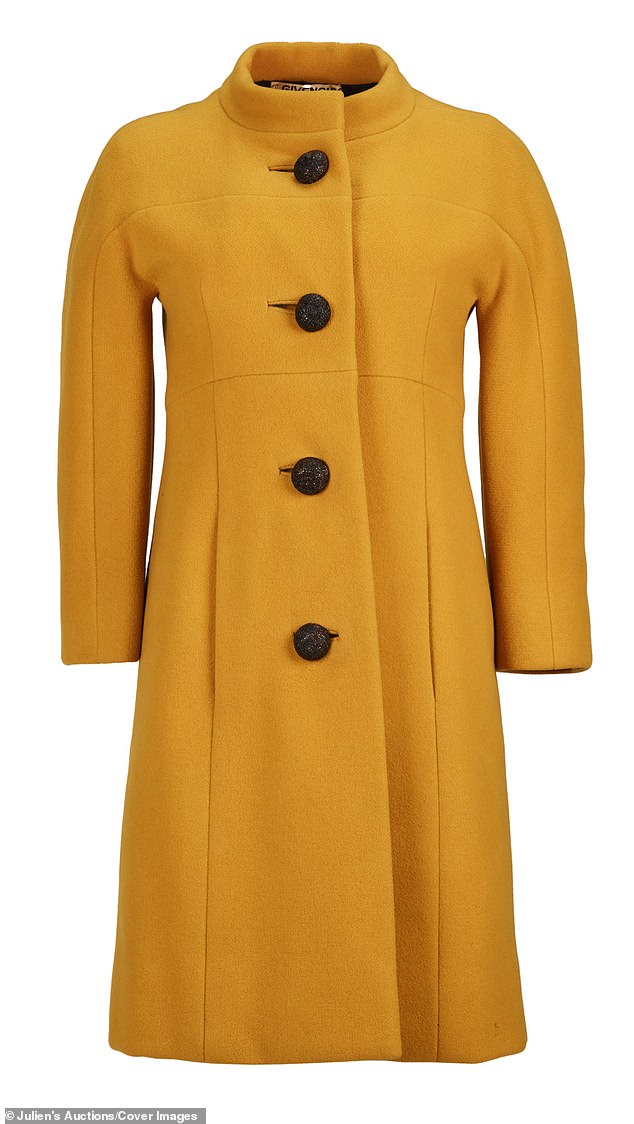 Audrey Hepburn's Marigold Givenchy coat from the film Charade is for sale