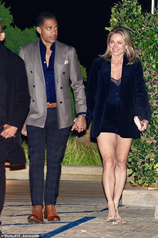 The couple was all smiles as they arrived at the event at Nobu Malibu