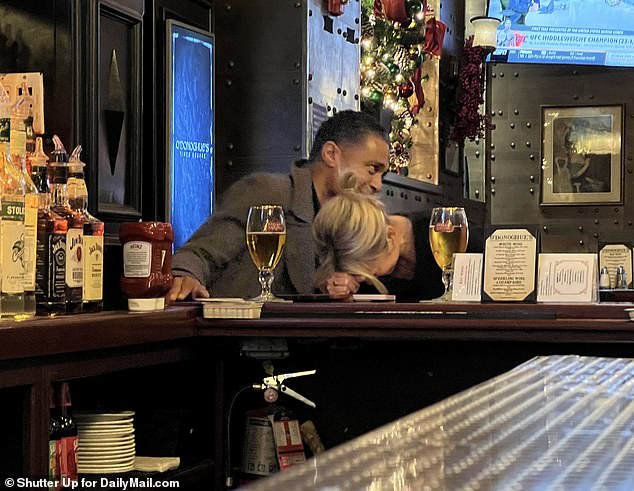 November 10: The two co-hosts, whose on-screen chemistry has captivated audiences since joining GMA's third hour in 2020, are seen laughing and socializing at the pub after a morning of filming