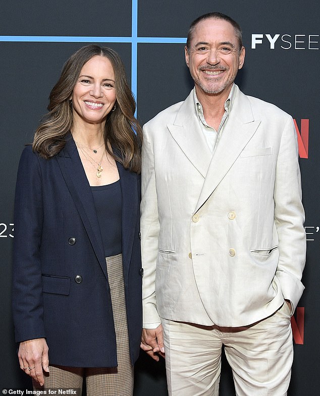 Robert and his wife Susan Downey attended a Netflix event together in May