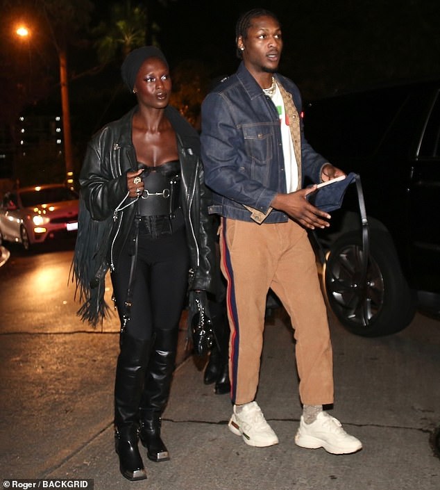 Also present at the party was Jodie Turner-Smith, who was accompanied by her brother Brandon